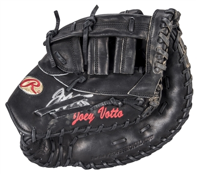 2015 Joey Votto Game Used and Signed Rawlings PRO-TMKB Model Fielding Glove (PSA/DNA)